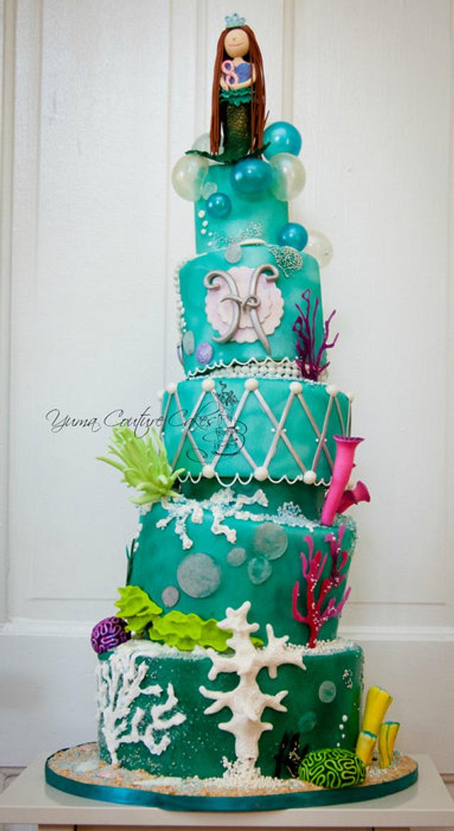 Mermaid fantasy. Cake by Jamie Hoffman CakesDecor