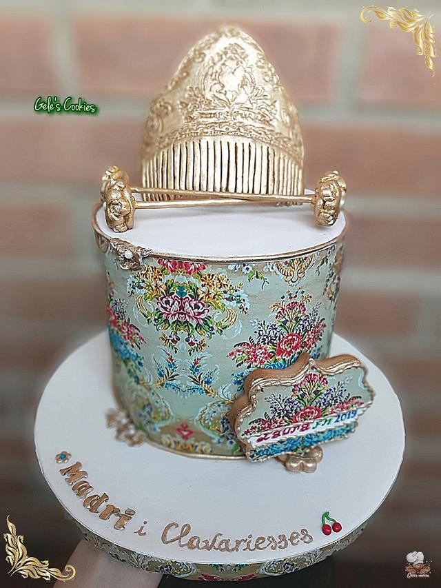 Typical spanish dress of Fallas festivities cake CakesDecor
