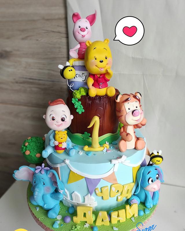 Winnie the Pooh - Decorated Cake by Tanya Shengarova - CakesDecor