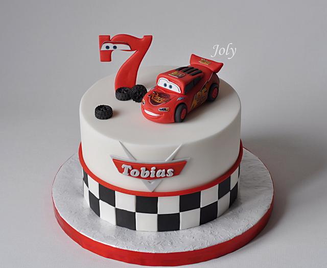 Cars McQueen - Decorated Cake by Jolana Brychova - CakesDecor