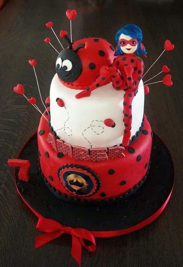 Lady bug! - Decorated Cake by silvia ferrada colman - CakesDecor