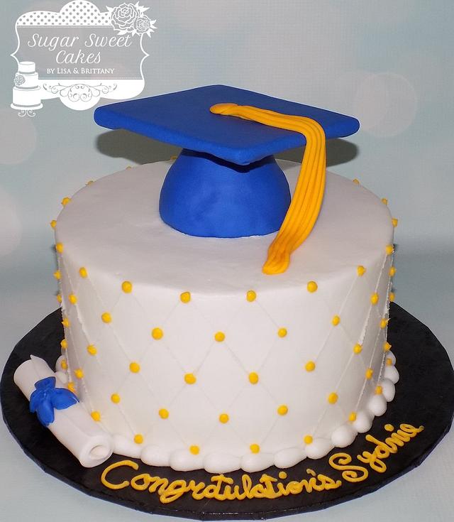 Sacred Heart Grad - Decorated Cake by Sugar Sweet Cakes - CakesDecor