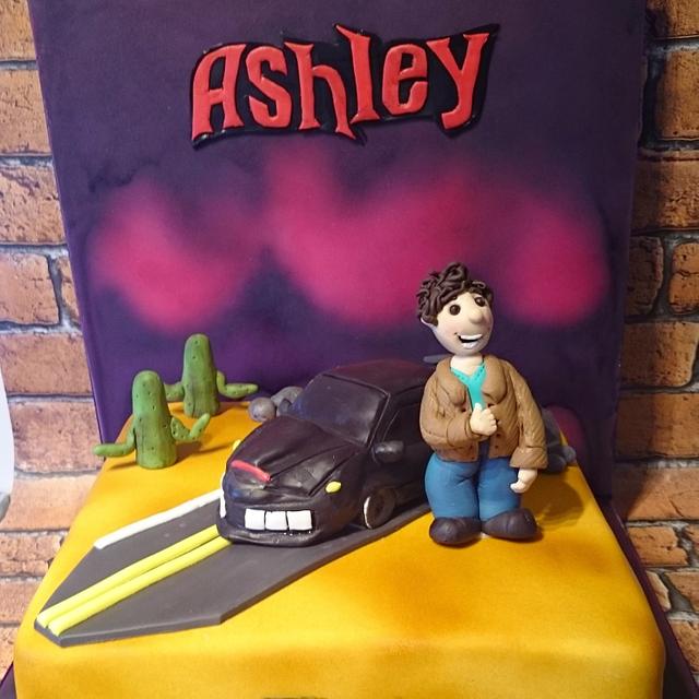 knight rider 80s Kit car - Decorated Cake by karen - CakesDecor