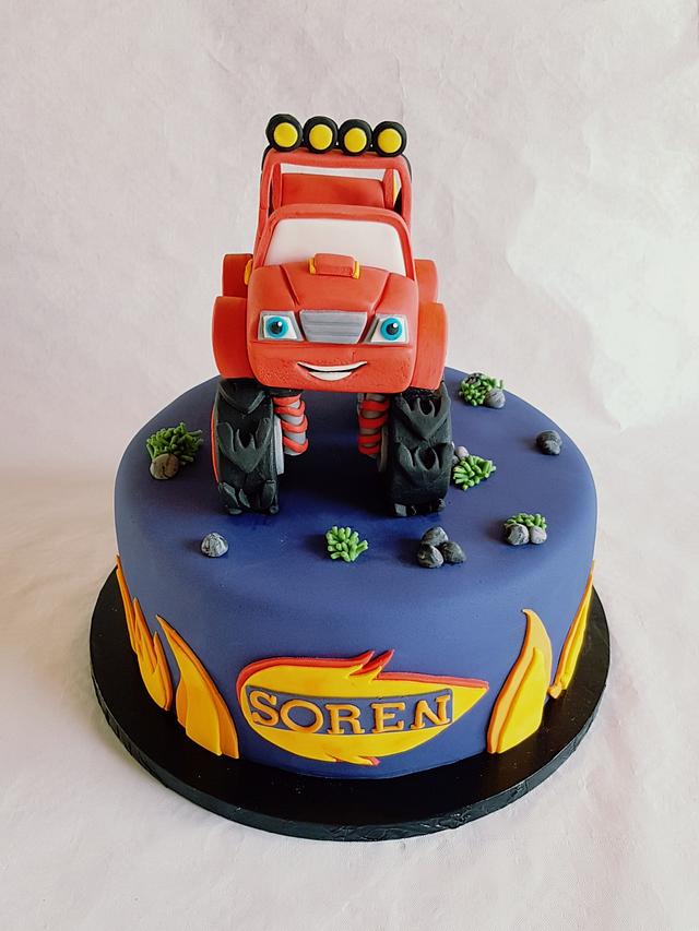 Blaze Cake Cake By Angelu Cakesdecor