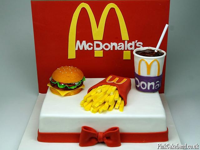 McDonald's Meal Fondant Cake Eggless 5 Kg : Gift/Send Zeapl Gifts Online  HD1111363 el |IGP.com