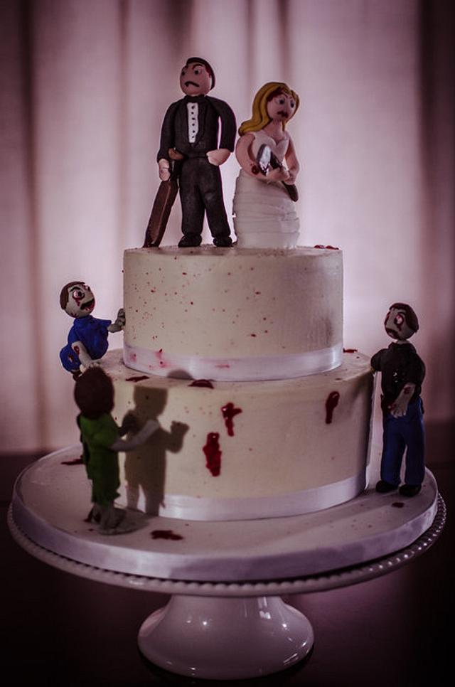 Zombie Wedding Cake For Friday The 13th Cake By Hello Cakesdecor