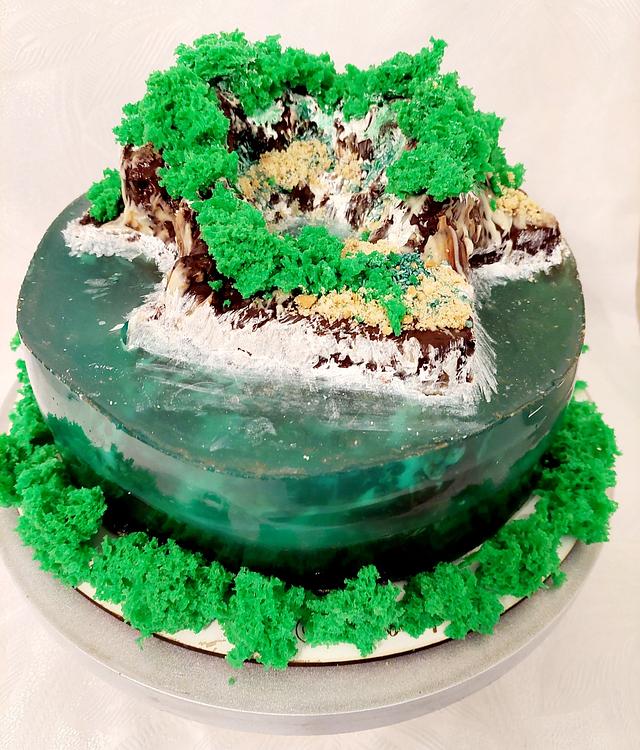 Island Cake Cake By Kristina Mineva CakesDecor   B856528b5f8e41639ab3cce36f42707a 