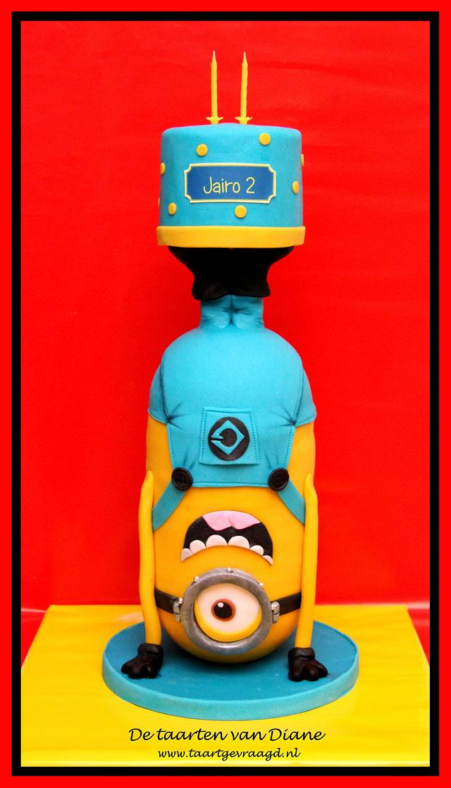 Upside down Minion - Decorated Cake by Diane75 - CakesDecor