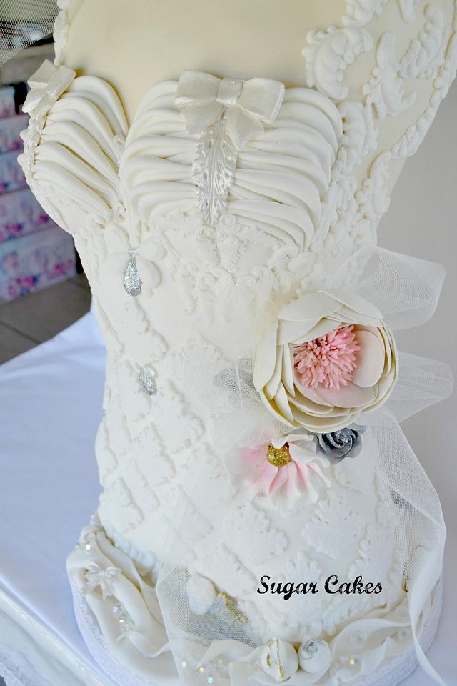 White & Lace Wedding Dress....