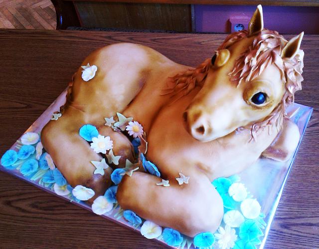 3D unicorn cake tutorial - YouTube