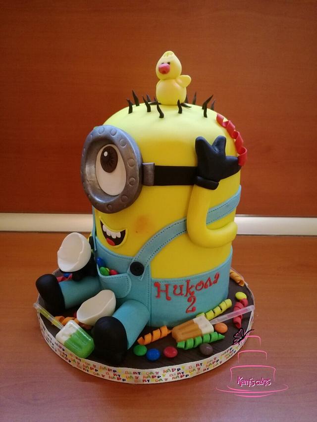 Minion Cake By Kamispasova Cakesdecor Minion Cake By Kamispasova Cakesdecor