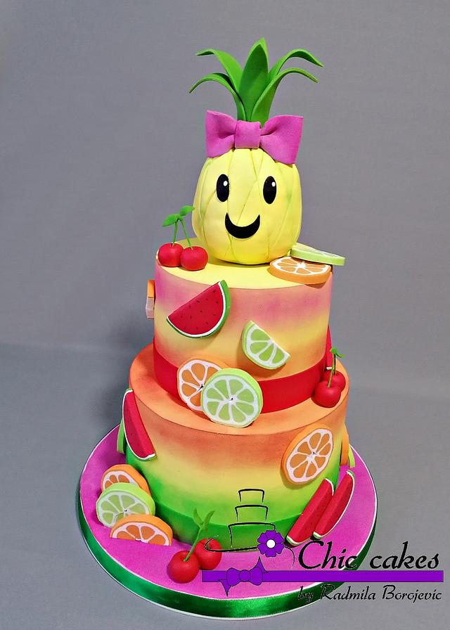 Fruit cake - Decorated Cake by Radmila - CakesDecor