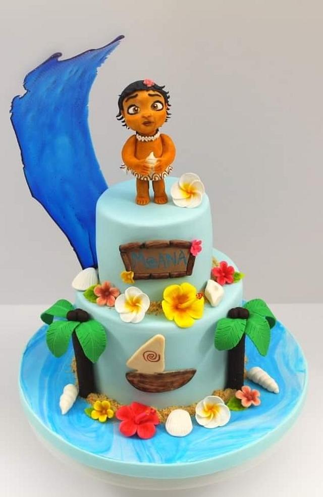 Baby Moana Cake Cake By Shilpa Kerkar Cakesdecor