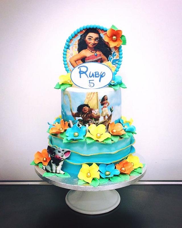 Moana - Decorated Cake by elisabethcake - CakesDecor