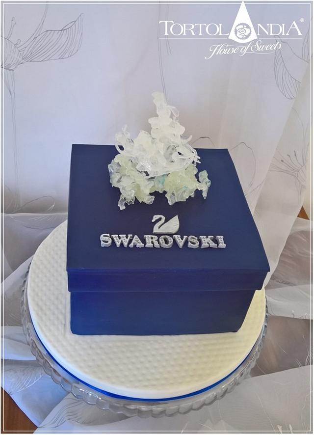 Swarovski cake & crystal
