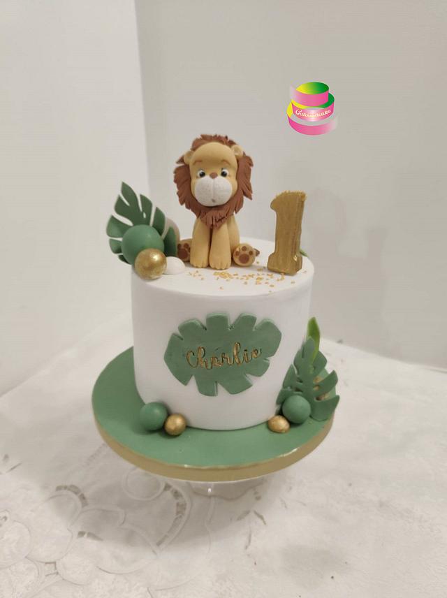 First Decorated Cake By Ruth Gatoandcake Cakesdecor