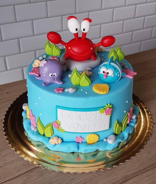 Sea Creatures Cake By Sugarcreaturesbox Cakesdecor