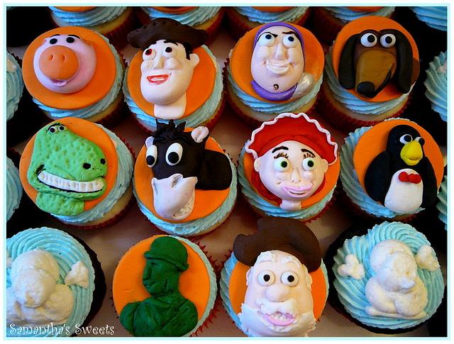 toy story cup cakes