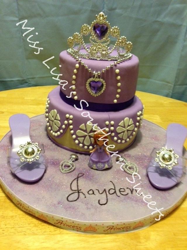 Princess Sofia Cake Decorated Cake By Lisa Weathers Cakesdecor 
