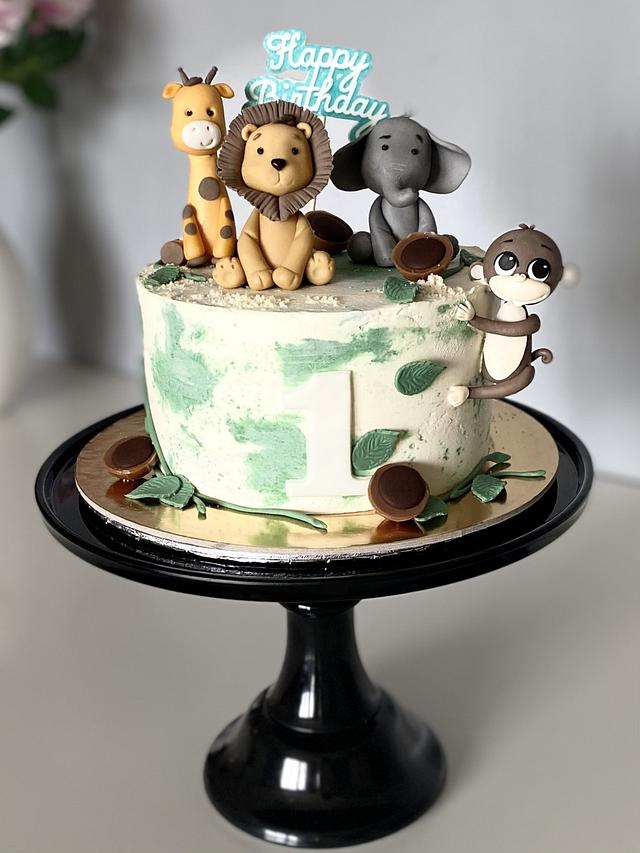 Jungle cake - Decorated Cake by Dominikovo Dortičkovo - CakesDecor