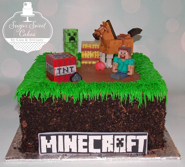 Minecraft Cake Recipe tutorial 3D by Ann Reardon How To Cook That - YouTube
