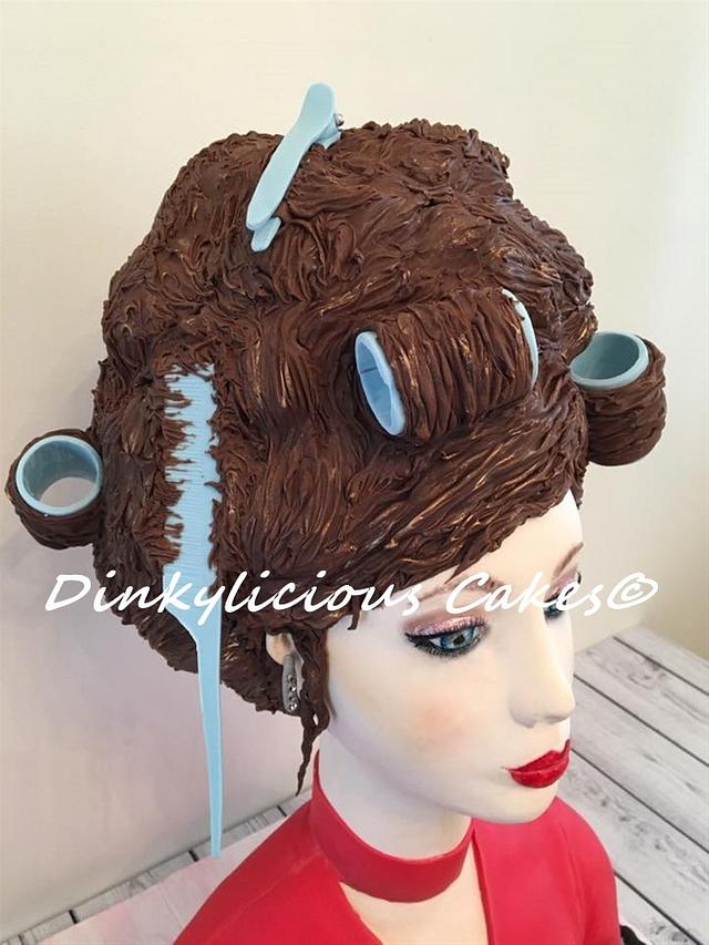 Glam Hairdressing Cake