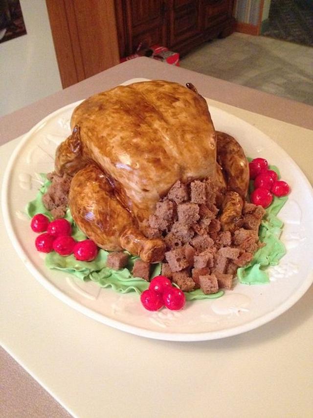 Turkey Cake Decorated Cake by Patty Cake #39 s Cakes CakesDecor