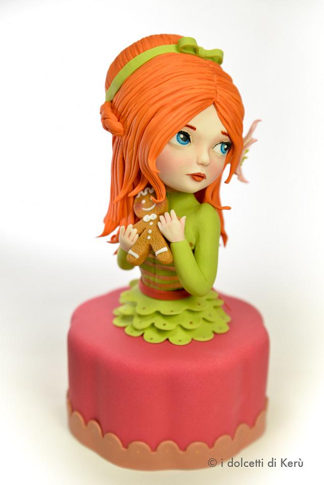 Christmas elf - Decorated Cake by i dolcetti di Kerù - CakesDecor