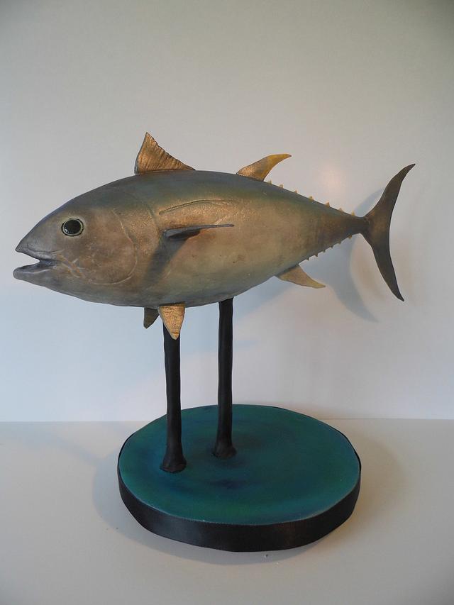 Atlantic Bluefin Tuna - Decorated Cake by The Cake Lady - CakesDecor