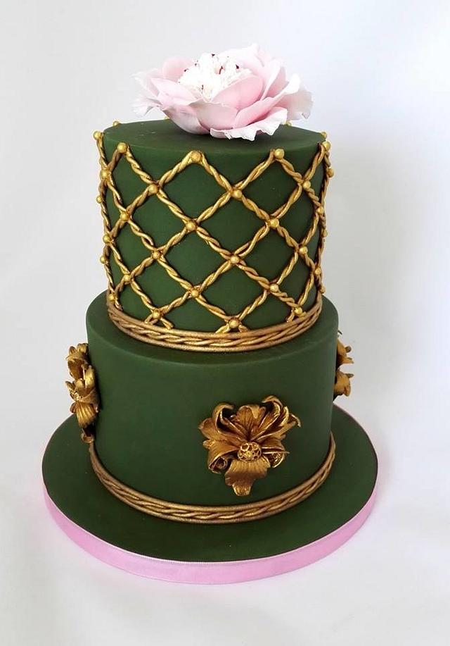 Green cake - Decorated Cake by Zdenek - CakesDecor