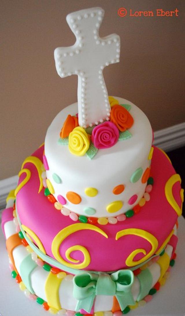 Candy Shoppe Communion Cake
