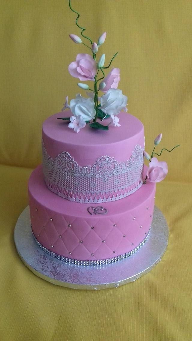 wedding cake - Decorated Cake by anka - CakesDecor