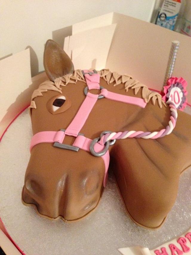 Horses head Cake by Donnajanecakes CakesDecor