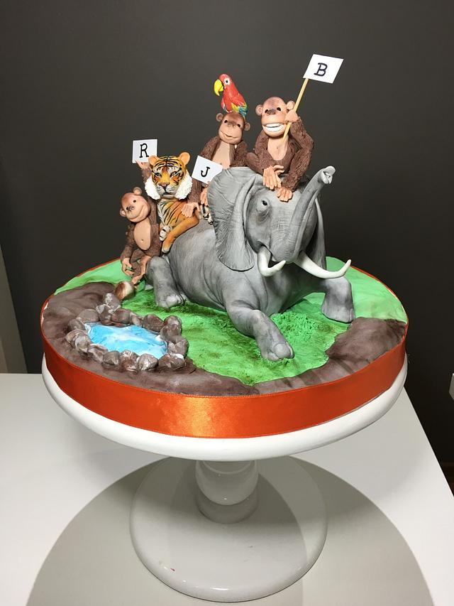 animals cake 
