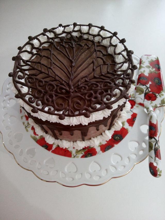 Chocolate Cake - Decorated Cake By Vanilla B Art - CakesDecor