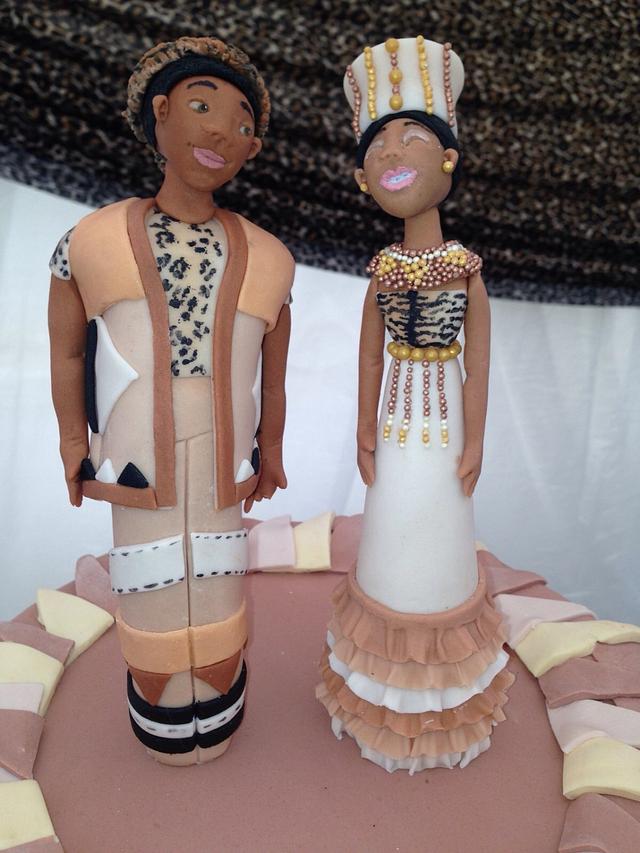 Zulu wedding cake Cake by JanineD CakesDecor