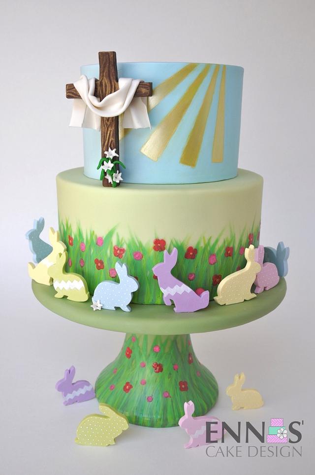 Christ has risen! - A Painted Easter Collaboration! - - CakesDecor