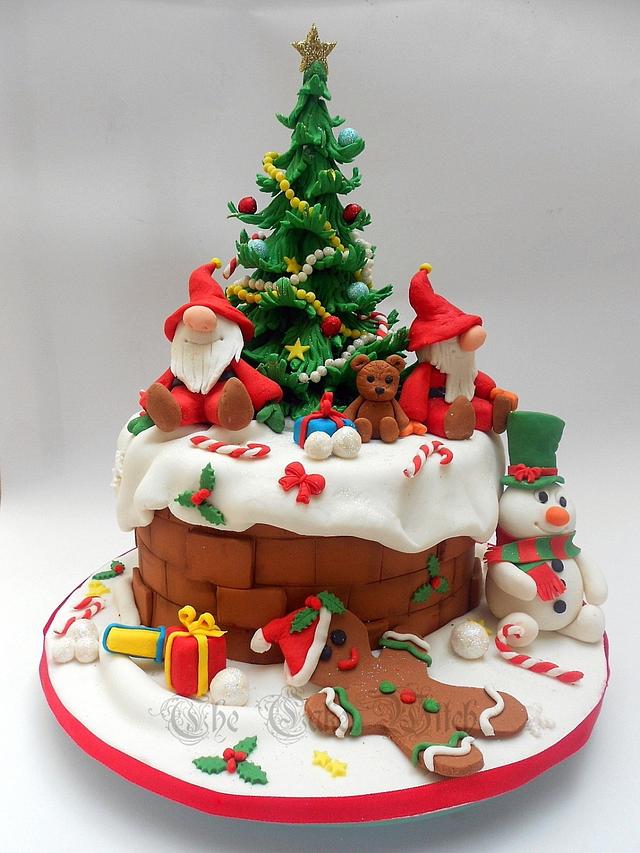 Christmas Tree - Cake by Nessie - The Cake Witch - CakesDecor