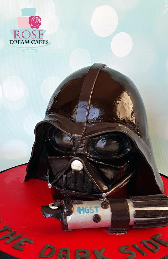 Star Wars Darth Vader Cake Cake by Rose Dream Cakes CakesDecor