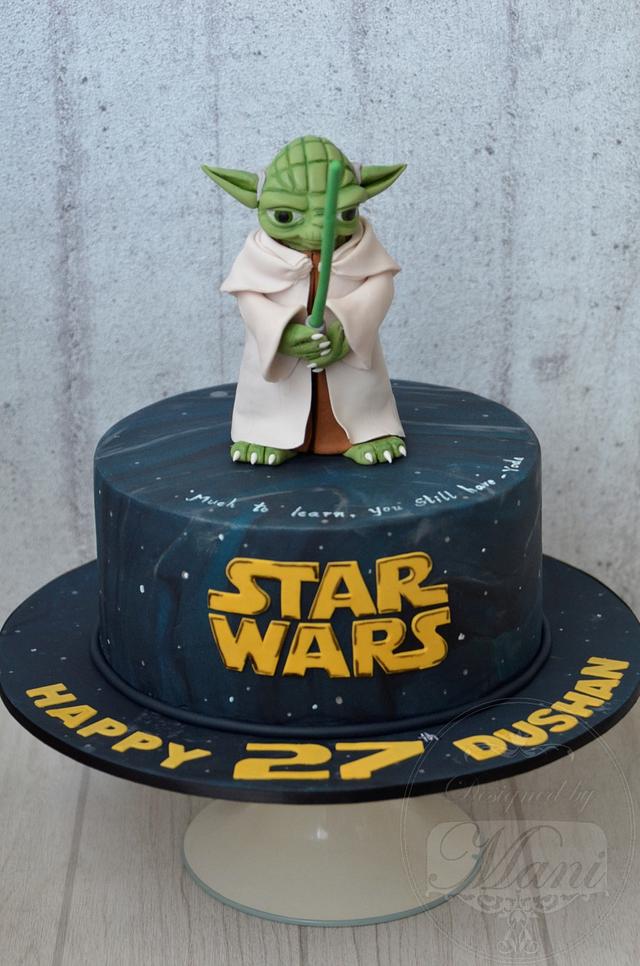 Star wars yoda - Cake by designed by mani - CakesDecor