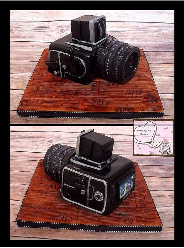 Hasselblad camera cake-entirely edible - Decorated Cake - CakesDecor