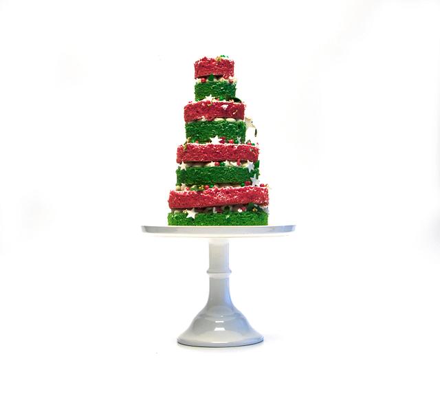 Christmas Naked Cake Decorated Cake By Le Roro Cakes Cakesdecor