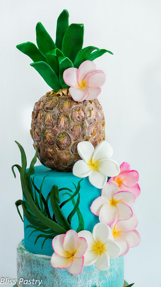 Hawaii Cake - Cake by Bliss Pastry - CakesDecor