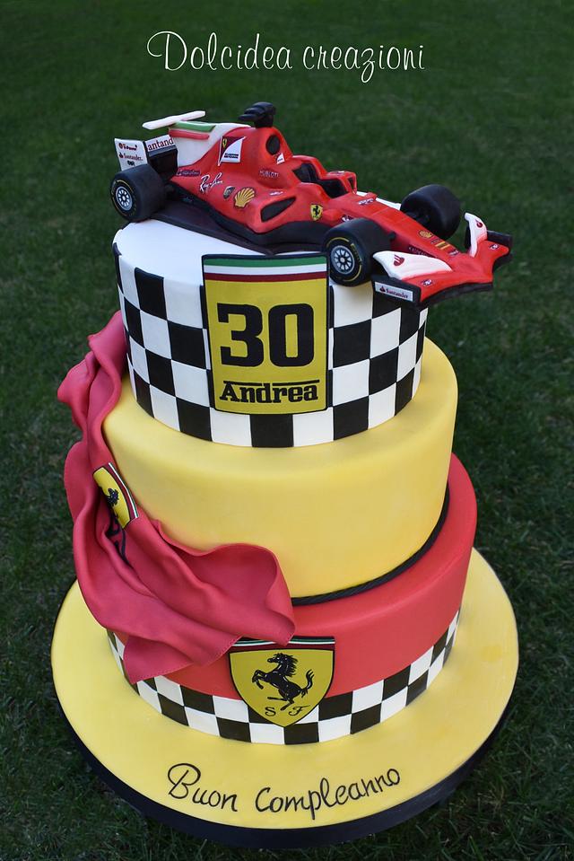 Ferrari F1 - Cake by Dolcidea creazioni - CakesDecor