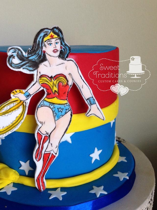 Wonder Woman - Decorated Cake by Sweet Traditions - CakesDecor