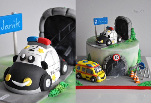 Police car - Cake by CakesVIZ - CakesDecor