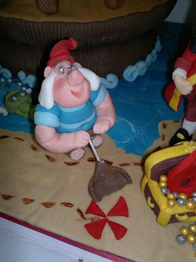 Mr.Smee figurine (Jake and the neverland pirates) - - CakesDecor