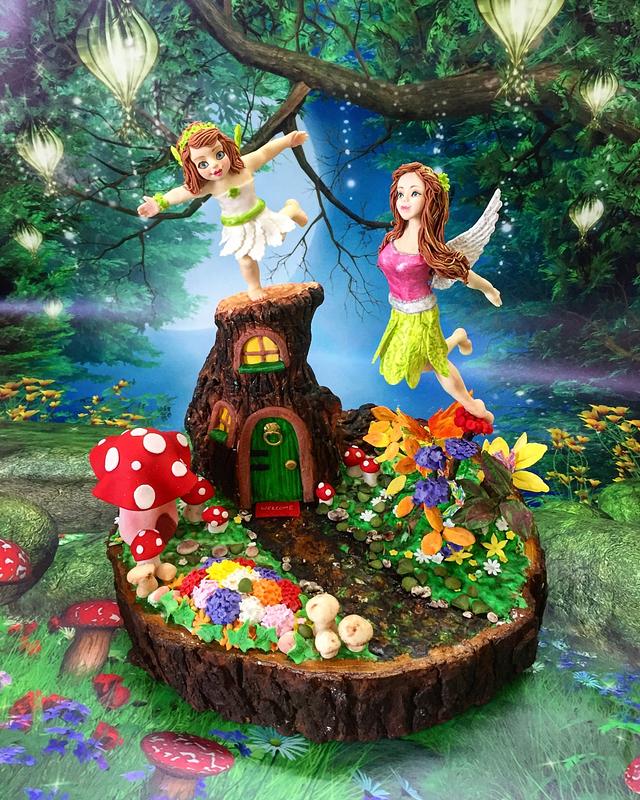 Fairy Land - CPC WCD Collaboration - Decorated Cake by - CakesDecor