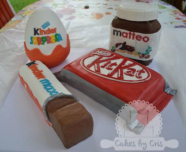 Candy Cake Kinder Nutella Cake Cake By Cakes By Cakesdecor