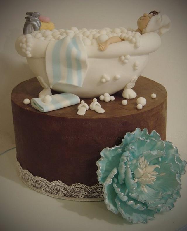 Pamper bath cake